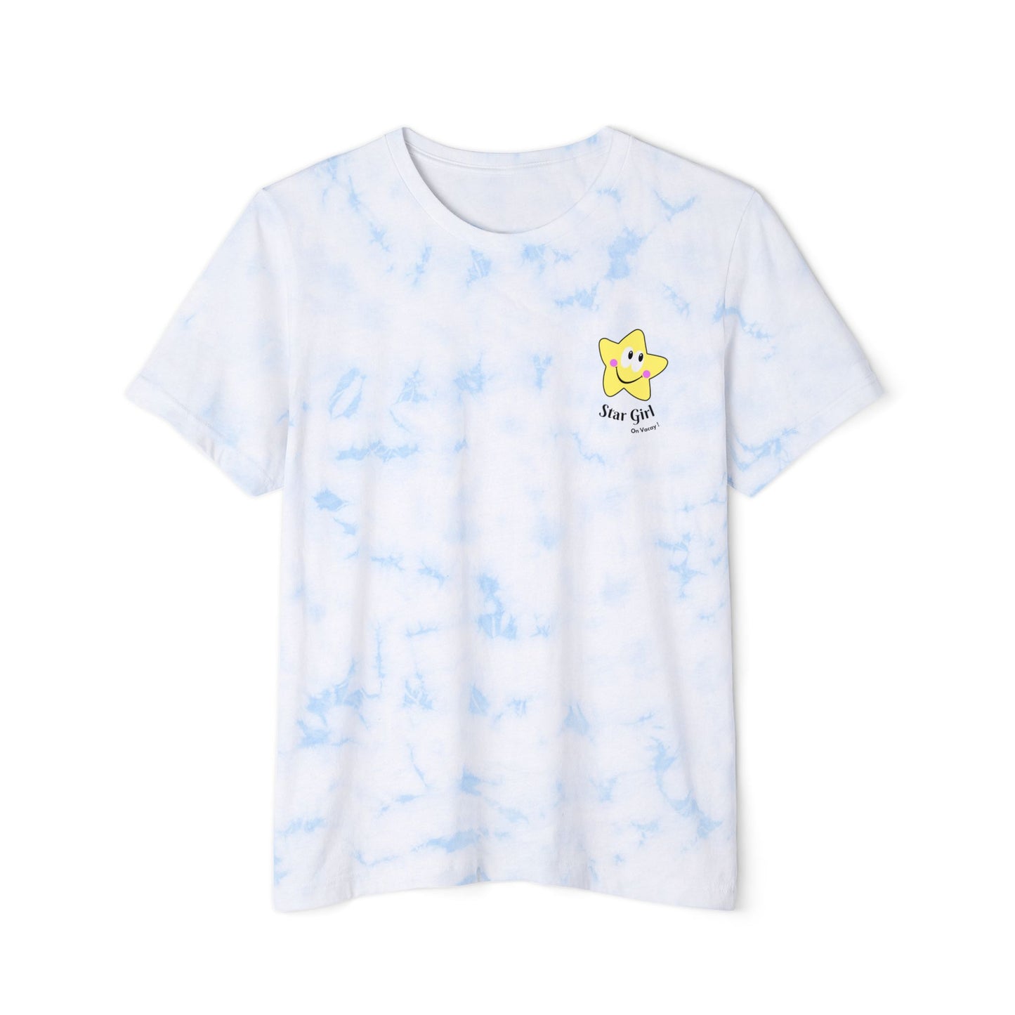 Star Girl FWD Fashion Tie-Dyed T-Shirt