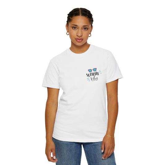 Summer Vibes Unisex Garment-Dyed T-shirt