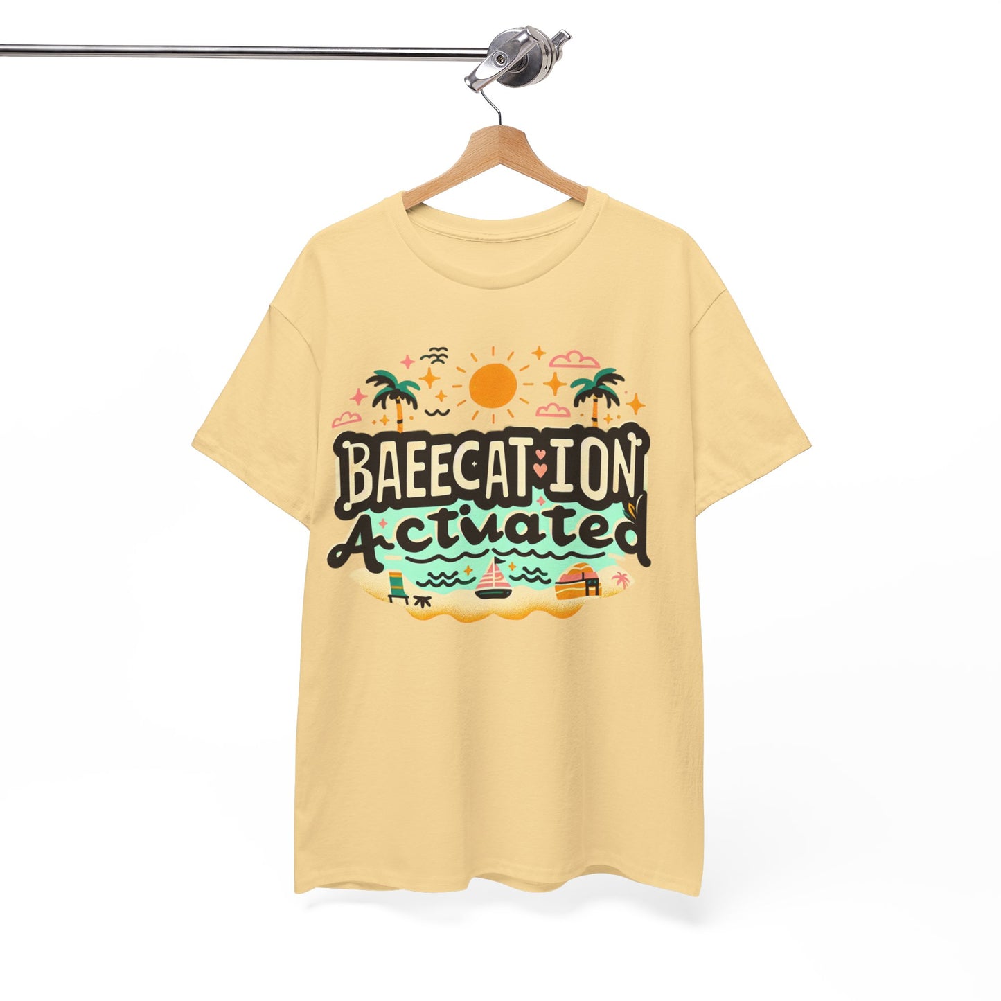 Baecation Activated Unisex Heavy Cotton Tee