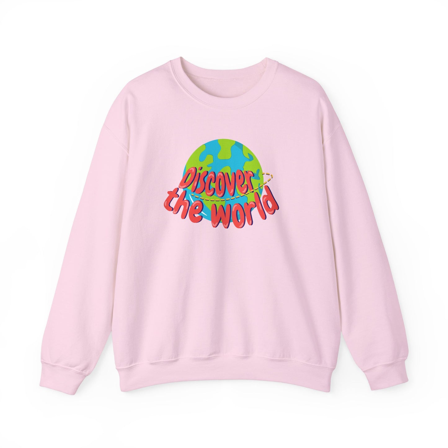 Discover the world Unisex Heavy Blend™ Crewneck Sweatshirt