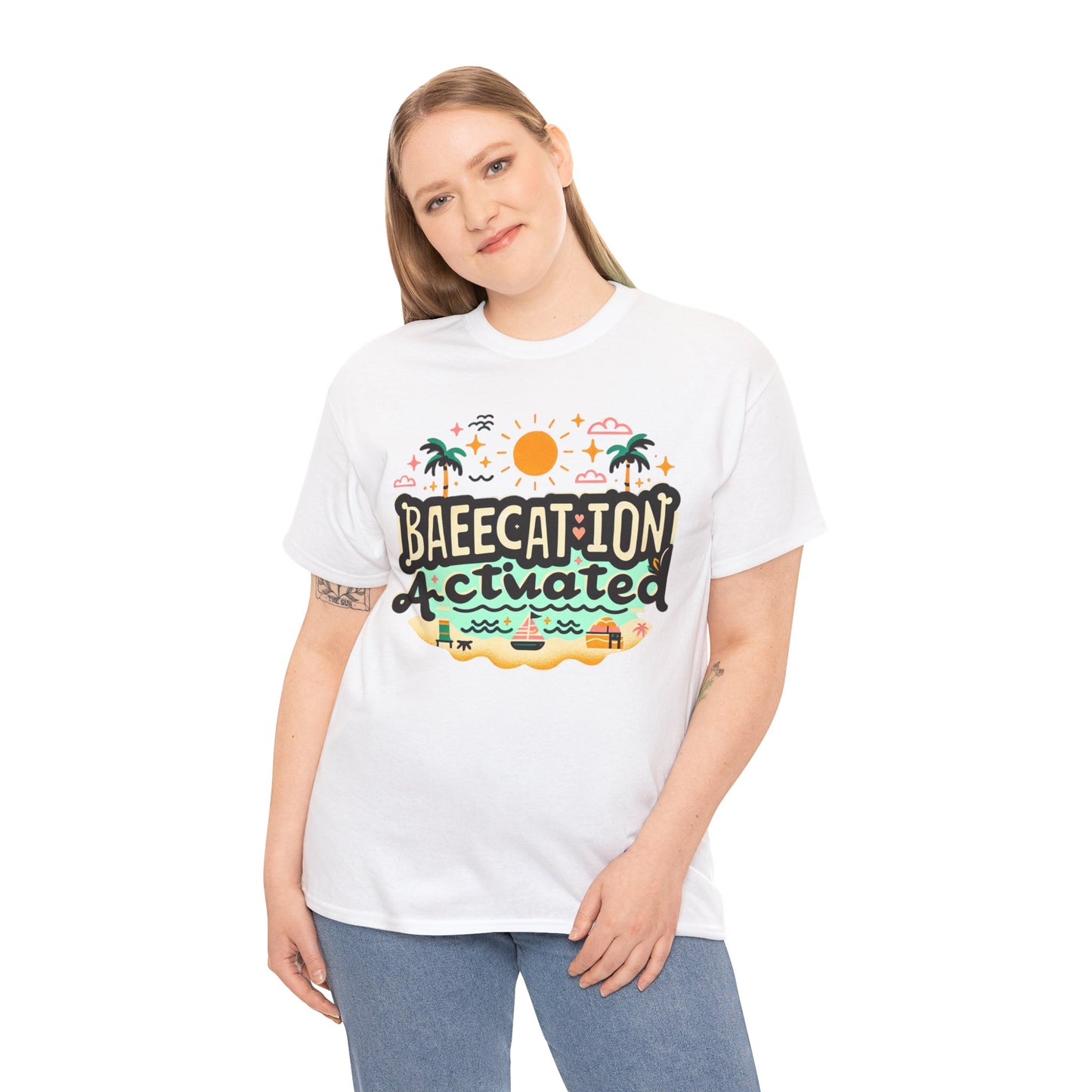 Baecation Activated Unisex Heavy Cotton Tee