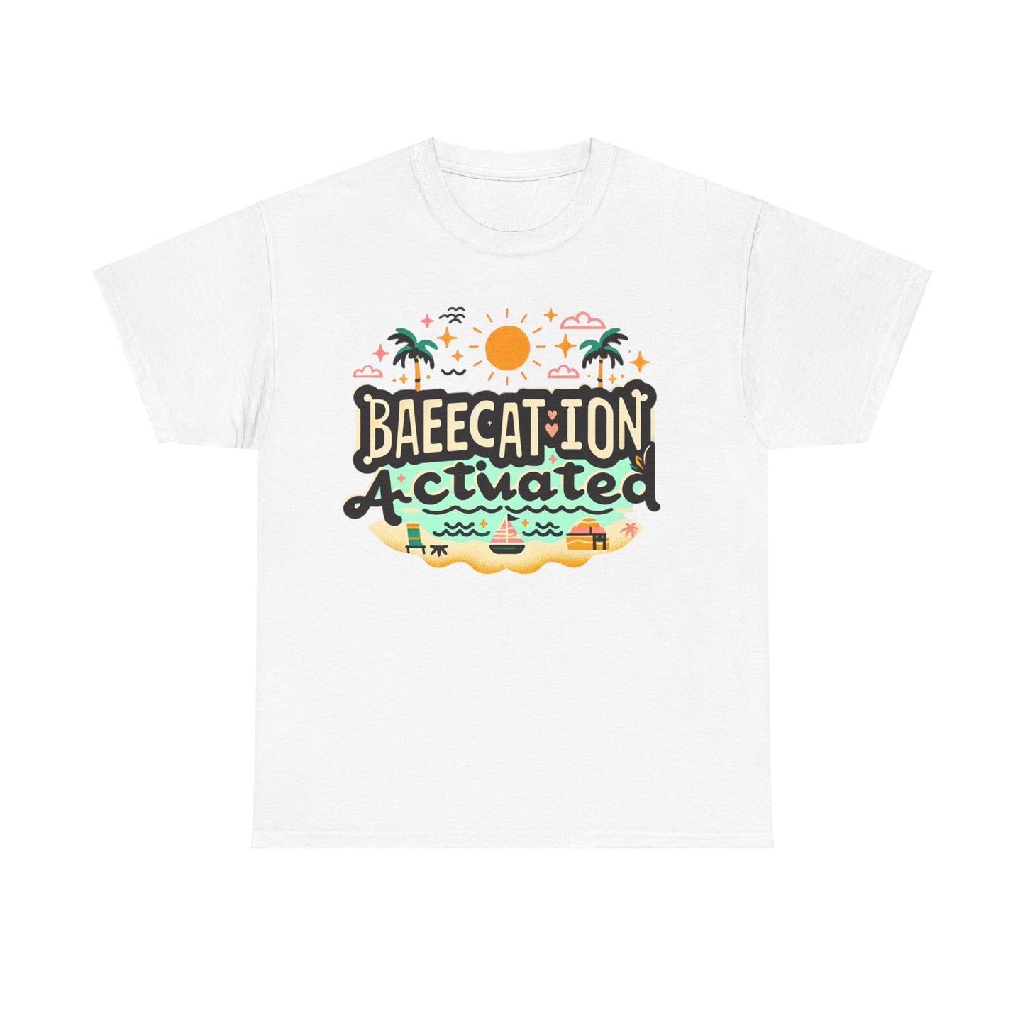 Baecation Activated Unisex Heavy Cotton Tee