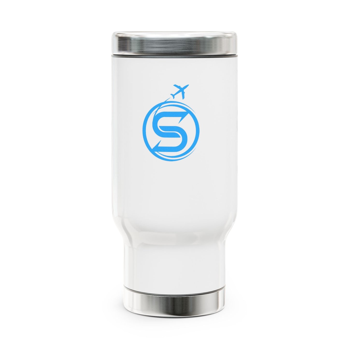 Slifer Stainless Steel Travel Mug with Handle, 14oz