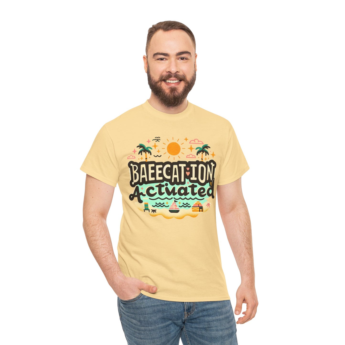 Baecation Activated Unisex Heavy Cotton Tee