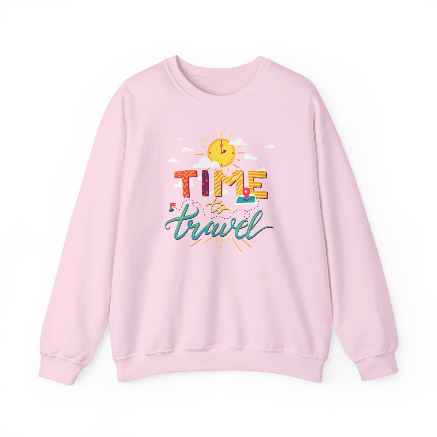 Time to Travel Unisex Heavy Blend™ Crewneck Sweatshirt