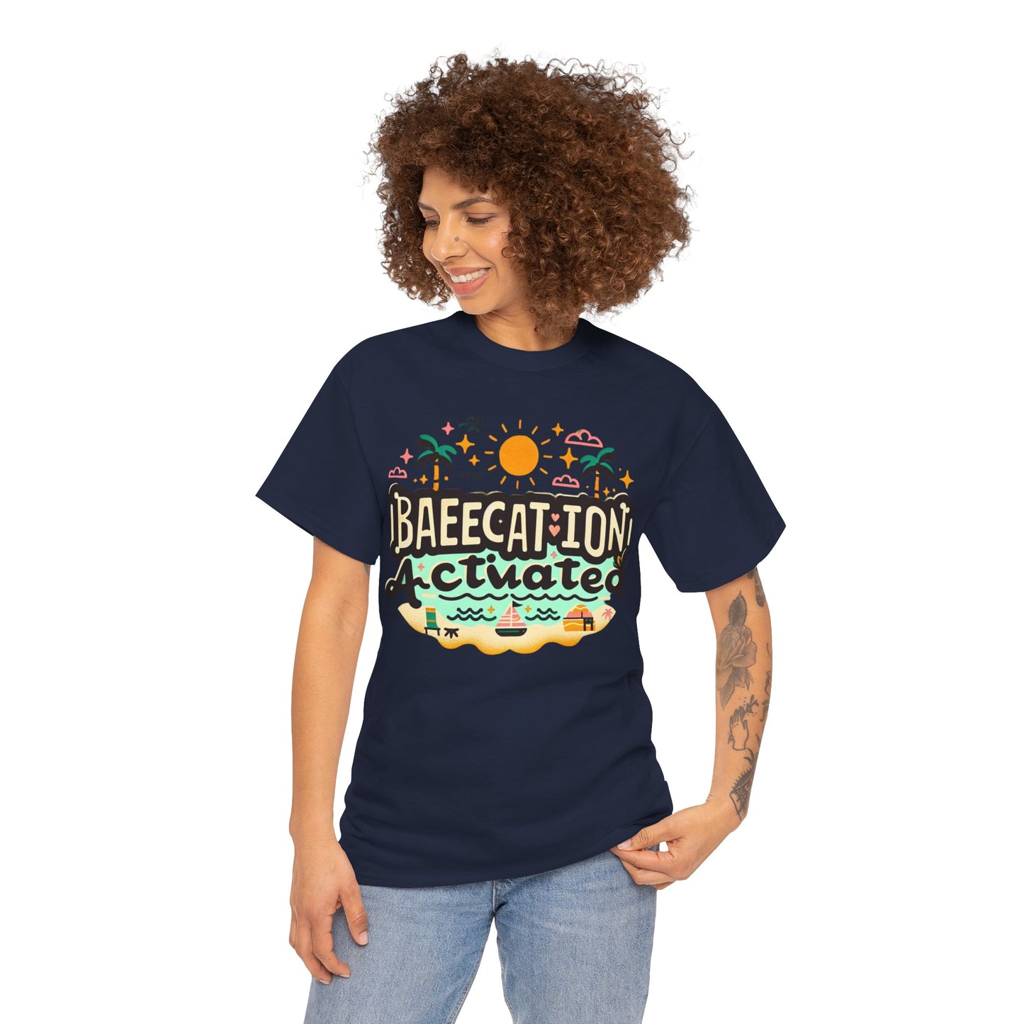 Baecation Activated Unisex Heavy Cotton Tee